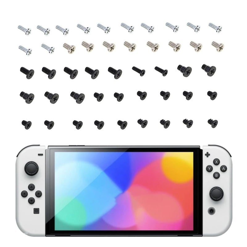 CTHTBZ Replacement Screwdriver Set Opening Tools Repair Kits for Nintendo Switch OLED Console with Screws Tweezers - Image 2